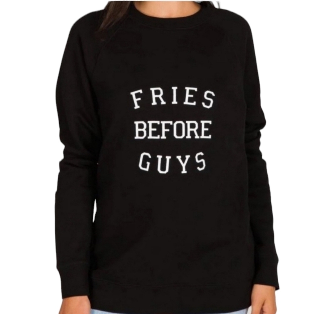 Black Graphic Sweatshirt